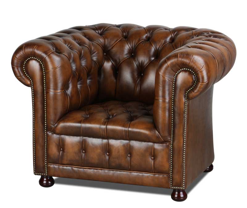 Deluxe in Lederbezug Tan