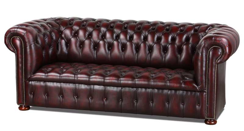 Whitehall in Lederbezug Rosso