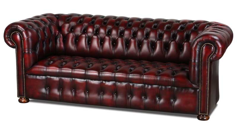 Winchester in Lederbezug Rosso